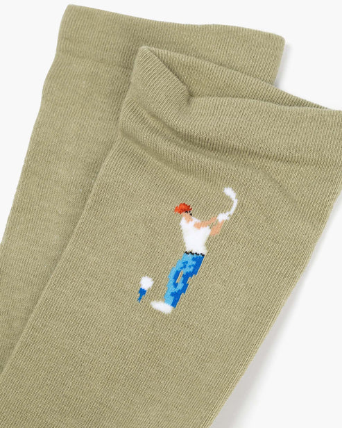 Golf Loose Top Men's Health Crew Socks