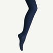 Merino Wool Tights in Navy