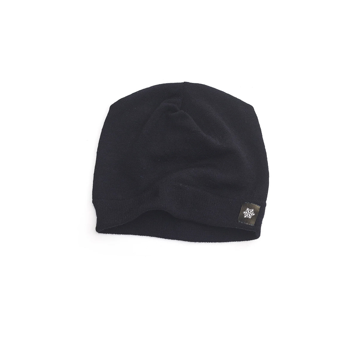 Fine Merino Wool Skull Cap Beanie in Black | Norsewear |Made 