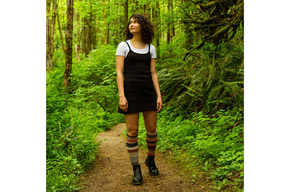 Nutmeg Recycled Cotton Knee High Socks