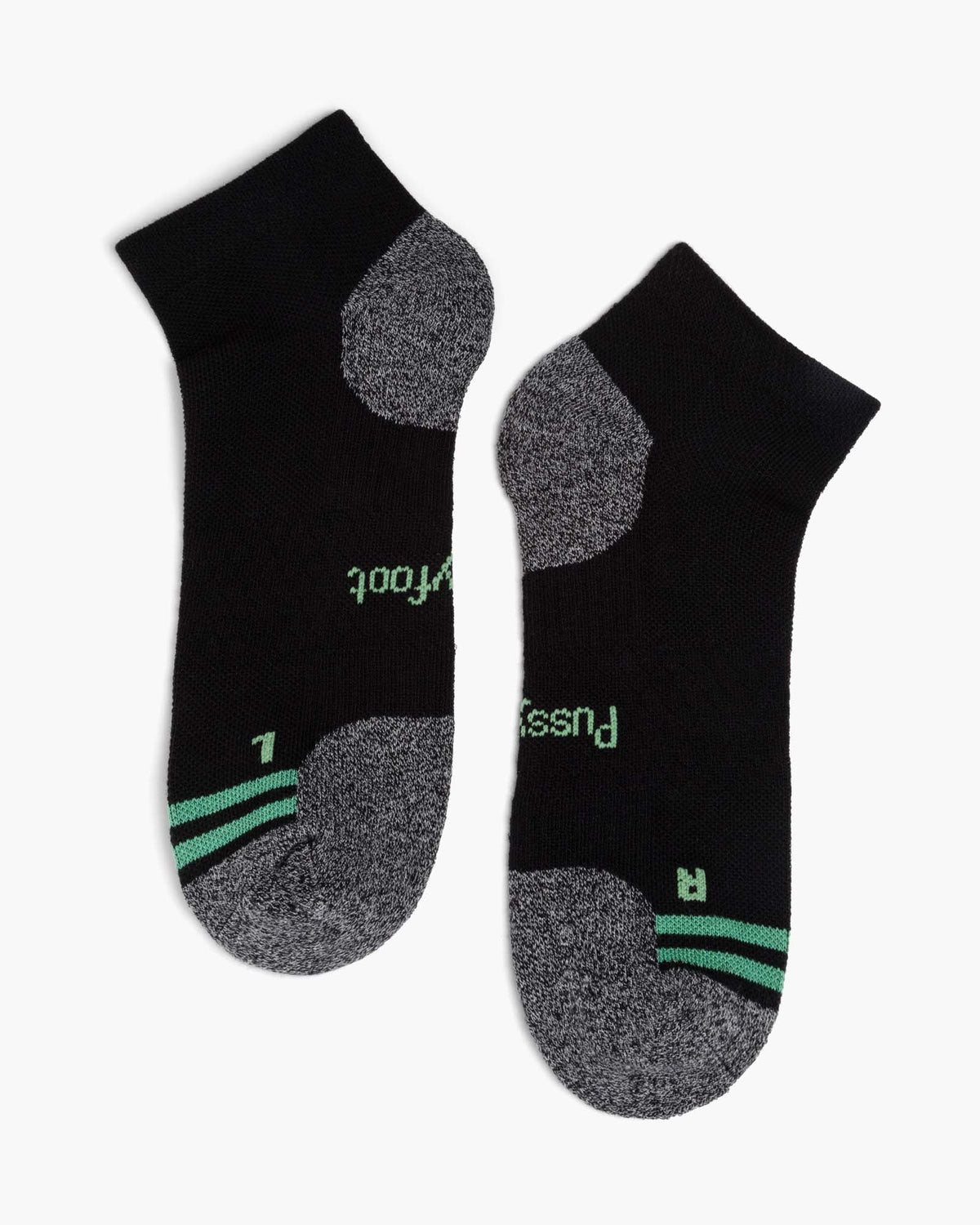Sports Bamboo Blend Ankle Socks - Black