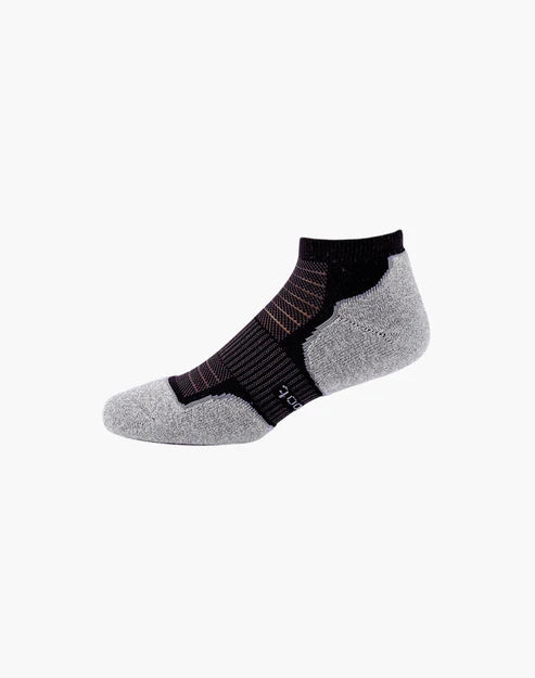 Coolmax Performance Sports Ankle Socks - Black - The Sockery