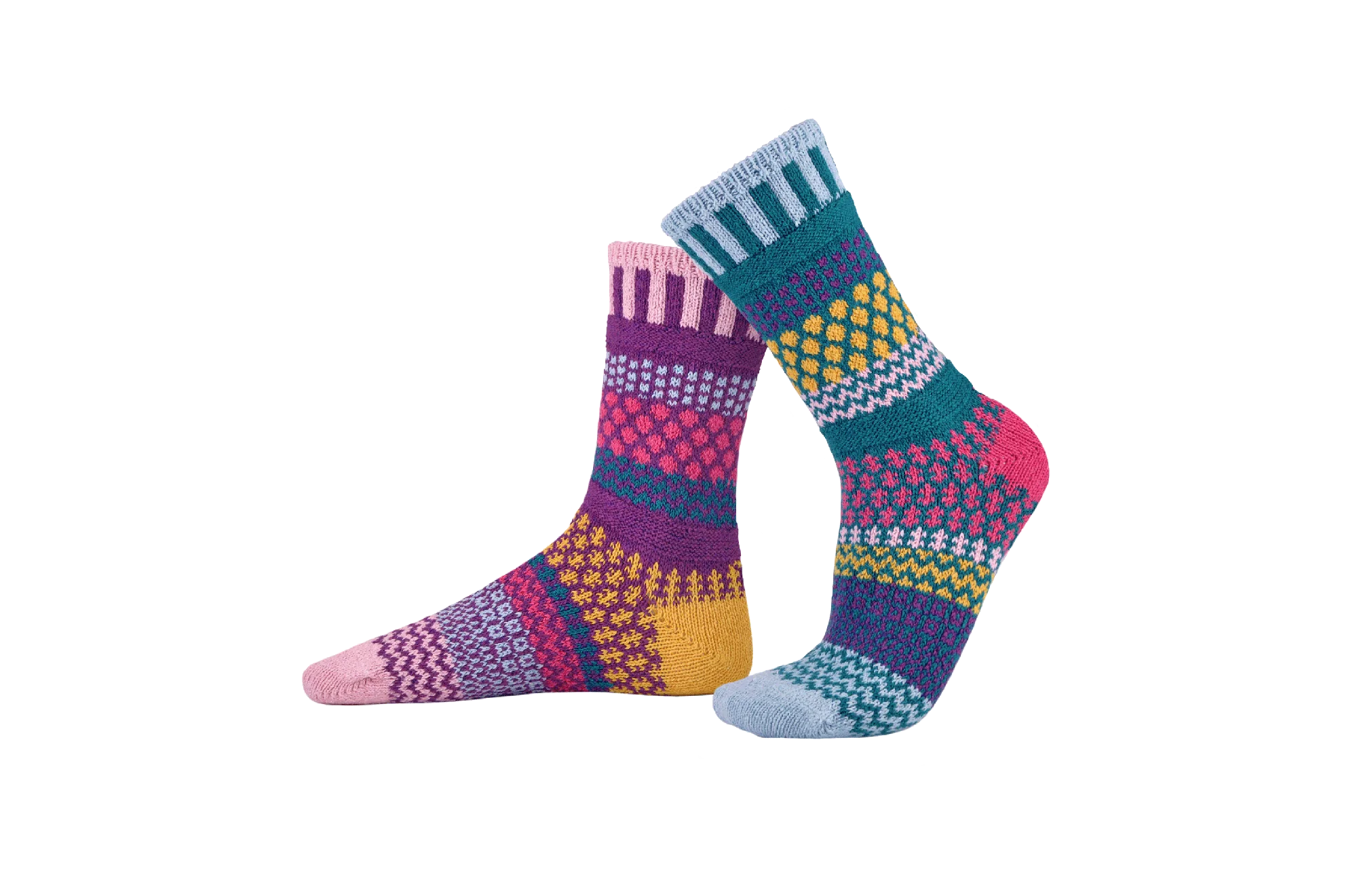 Petunia Recycled Cotton Crew Socks - The Sockery