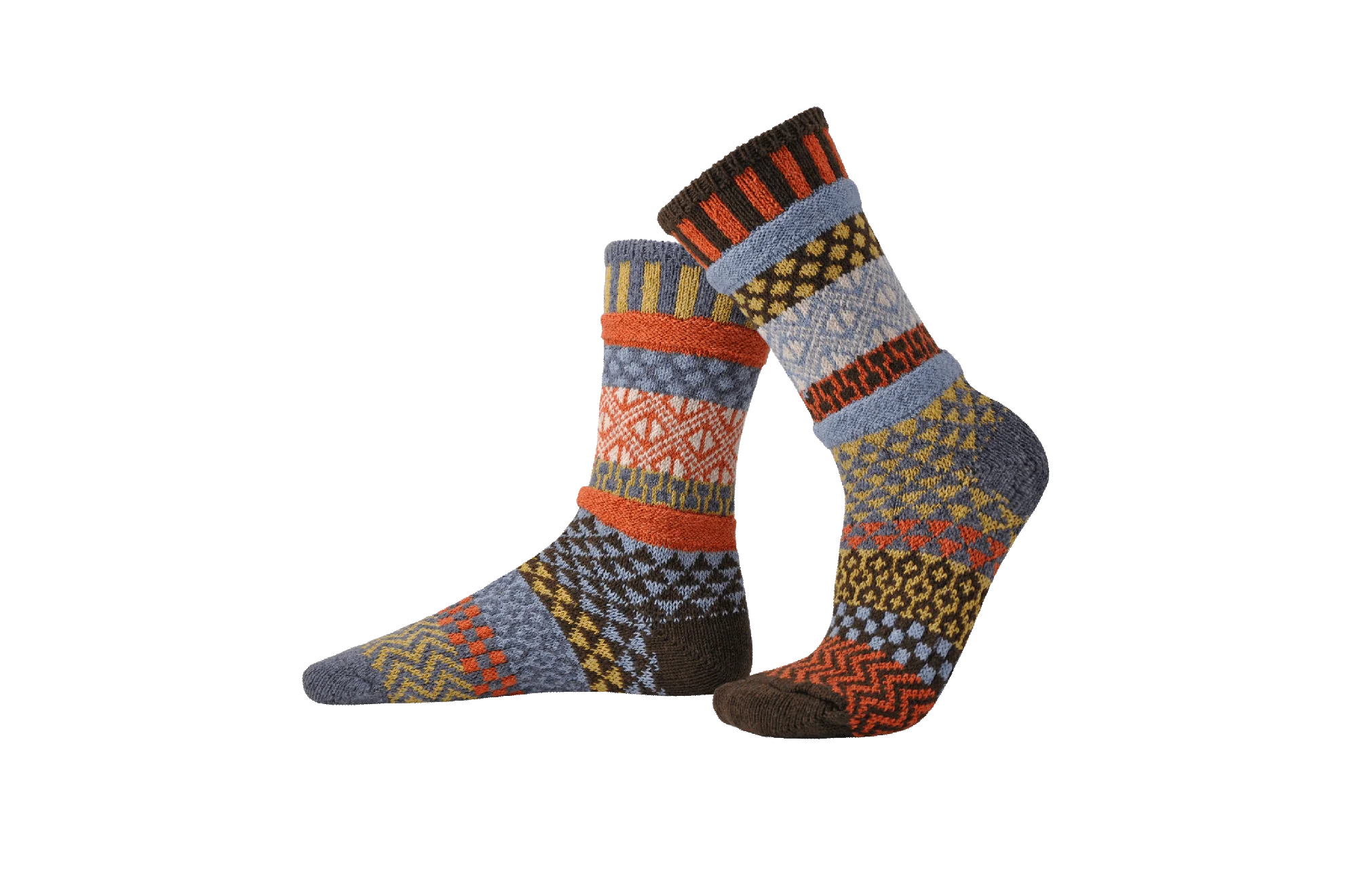 Ponderosa Recycled Wool Mix Crew Socks - The Sockery