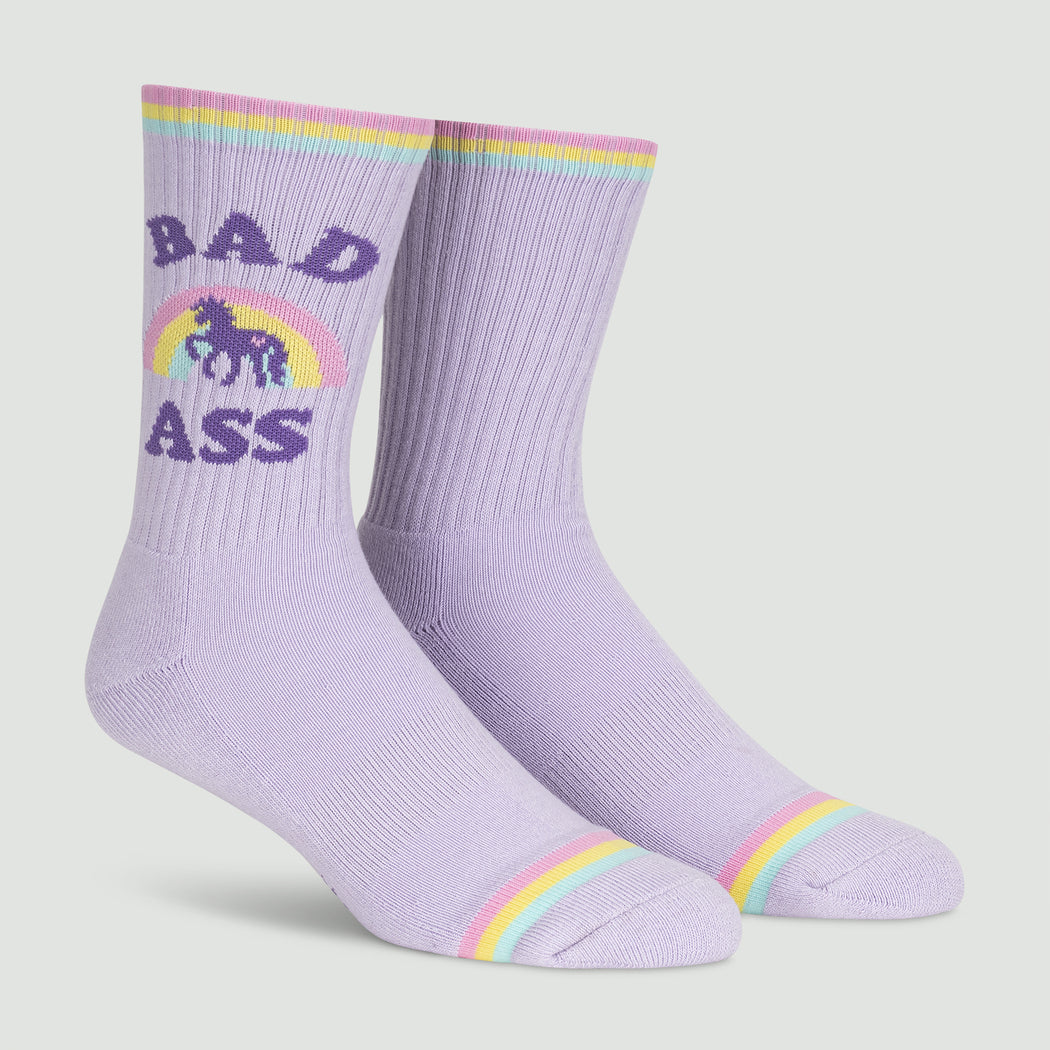Bad Ass Magic Unisex Athletic Crew Socks - The Sockery