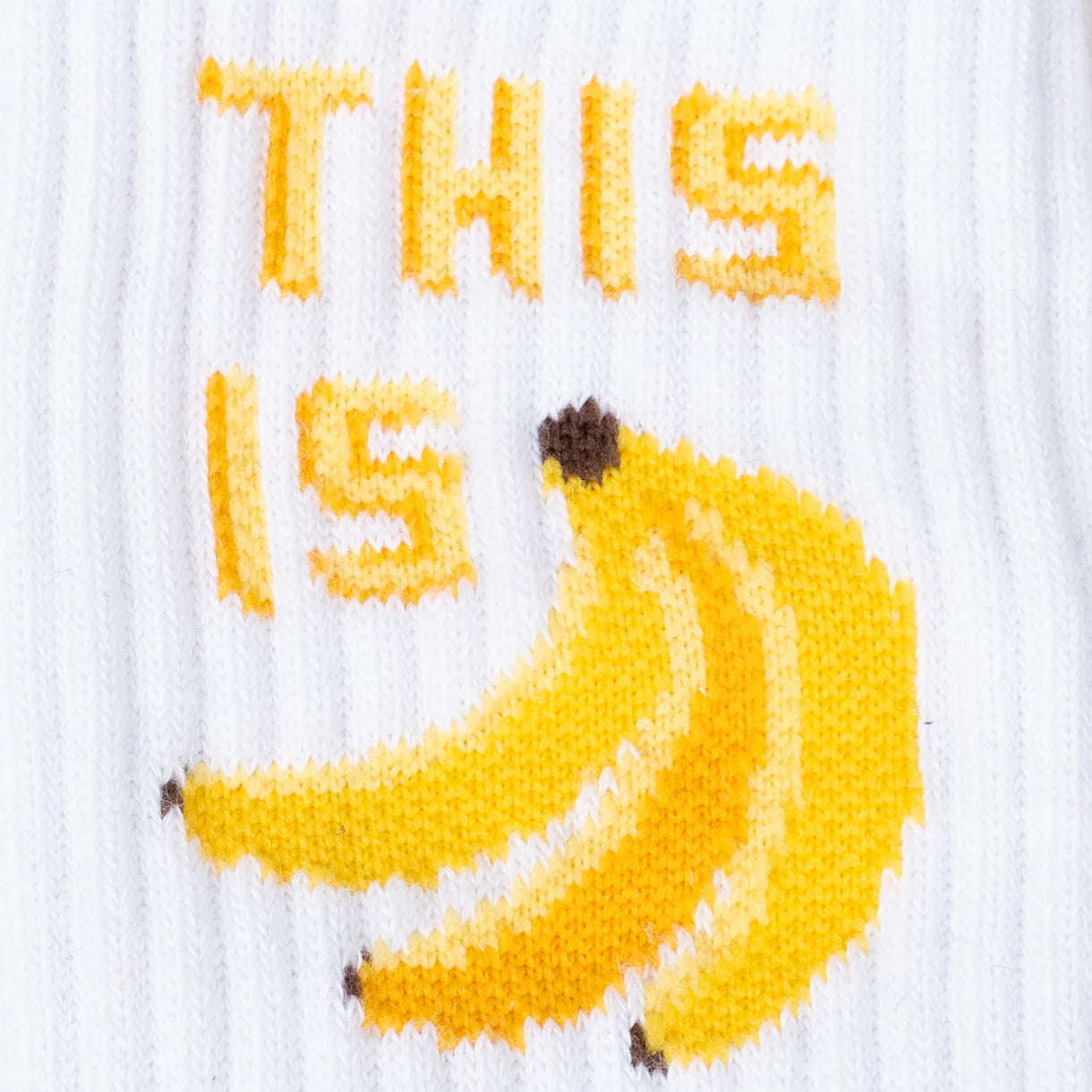 This is Bananas Unisex Athletic Crew Socks - The Sockery