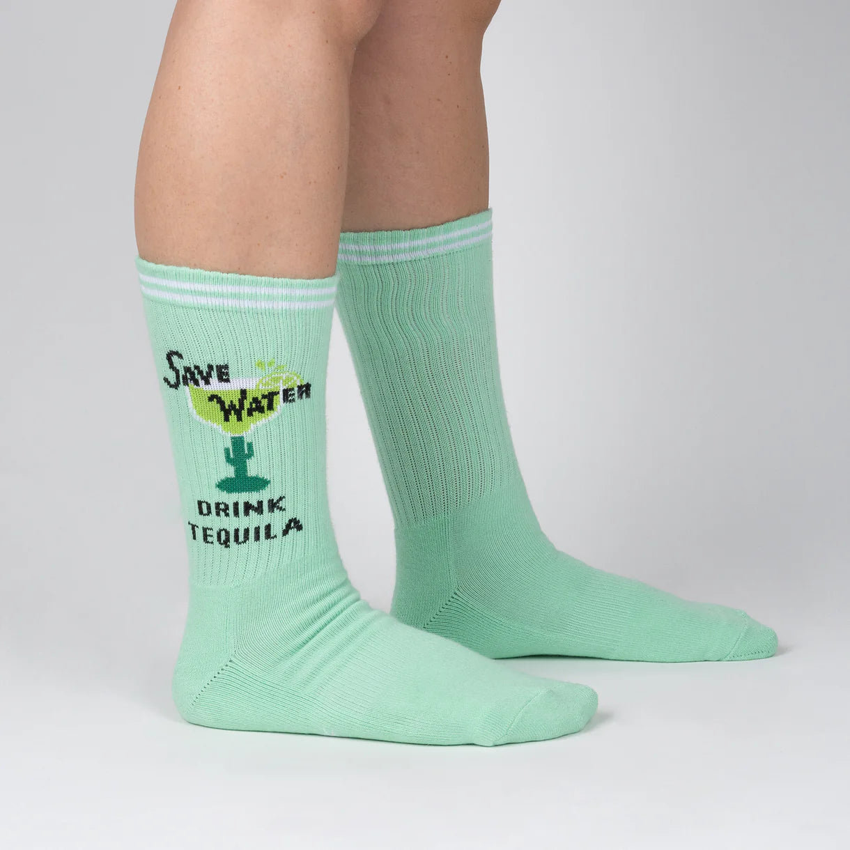 Save Water, Drink Tequila Unisex Athletic Crew Socks - The Sockery