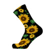 Sunflower Bloom Bamboo Crew Socks - The Sockery