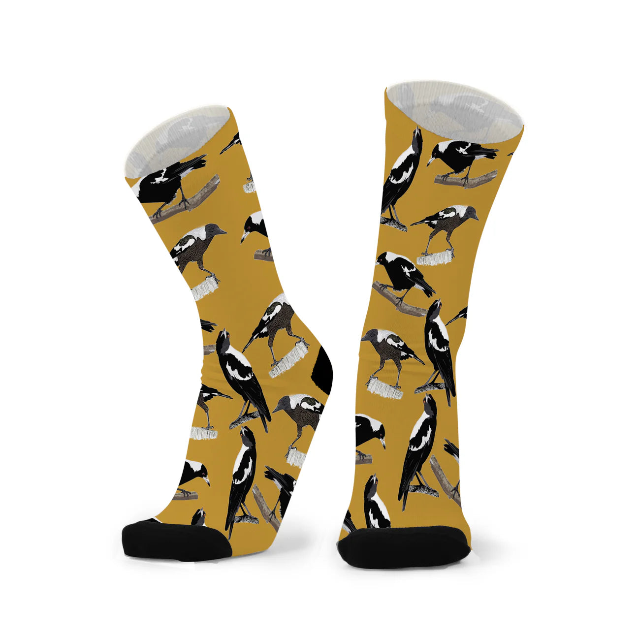 Swooping Season Men's Bamboo Crew Socks