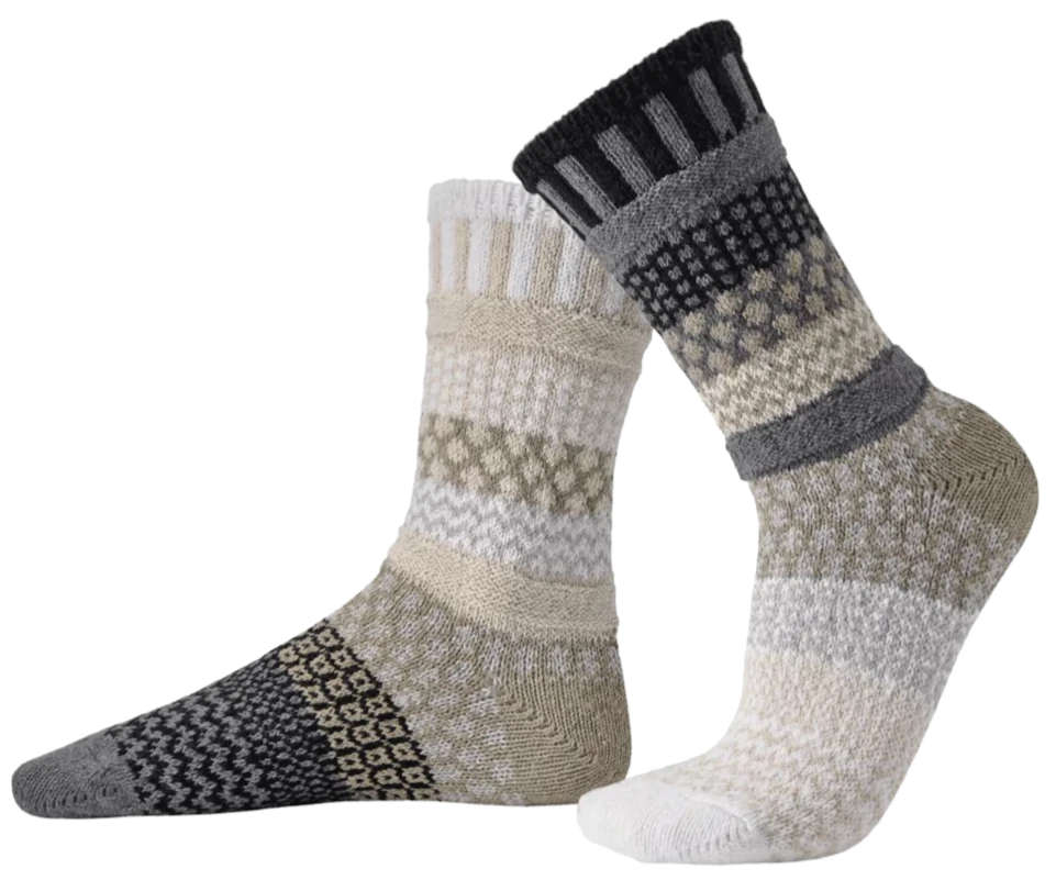 Starlight Recycled Cotton Crew Socks - The Sockery