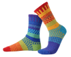 Rainbow Recycled Cotton Crew Socks - The Sockery