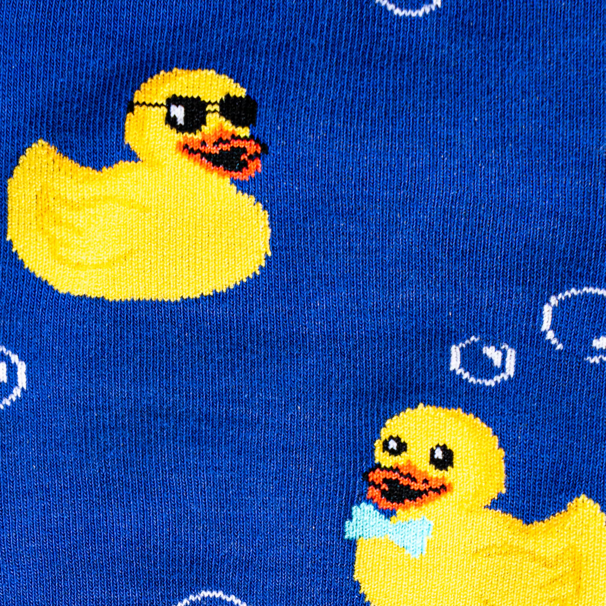 Rubber Duckie Knee High Socks in Extra Stretchy for Wide Calves - The Sockery