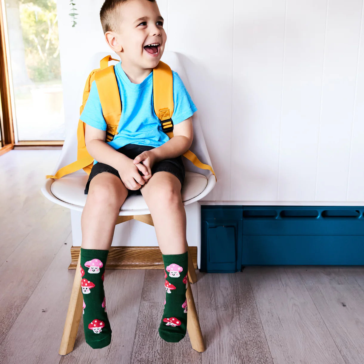 Mellow Mushrooms Kids Crew Sock - 3 Pack