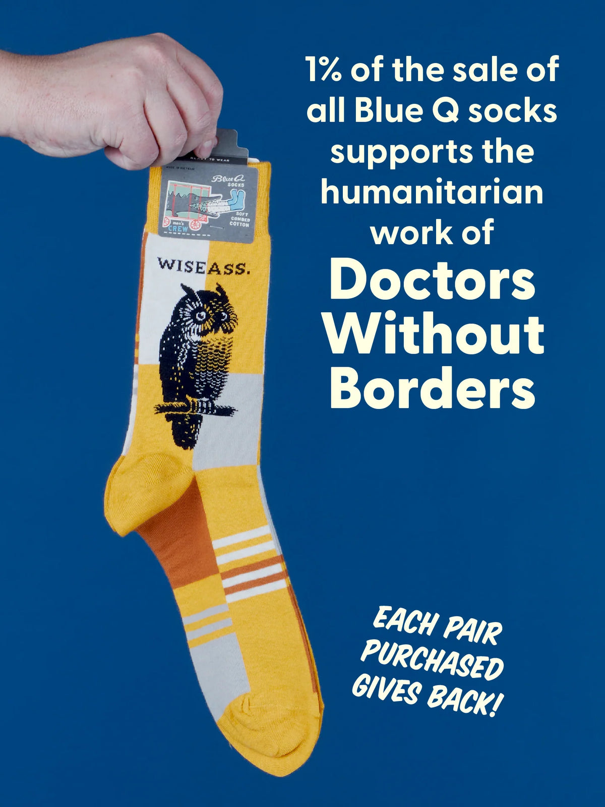 Wiseass Men's Crew Sock
