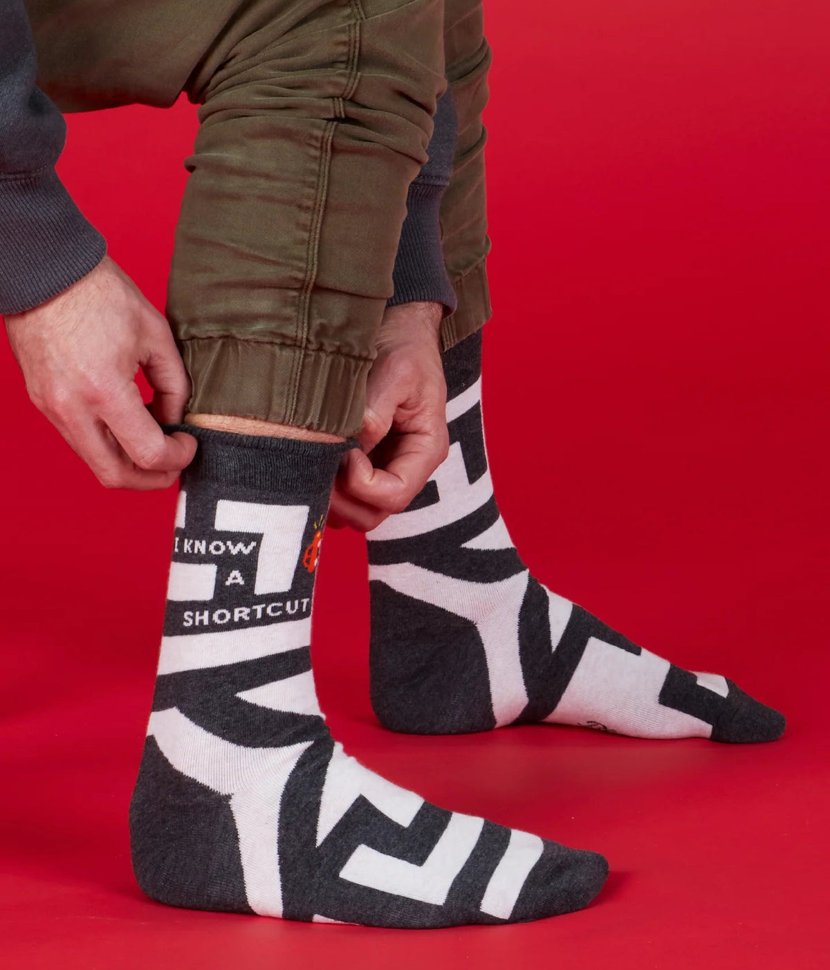 I know a Shortcut Men's Crew Sock