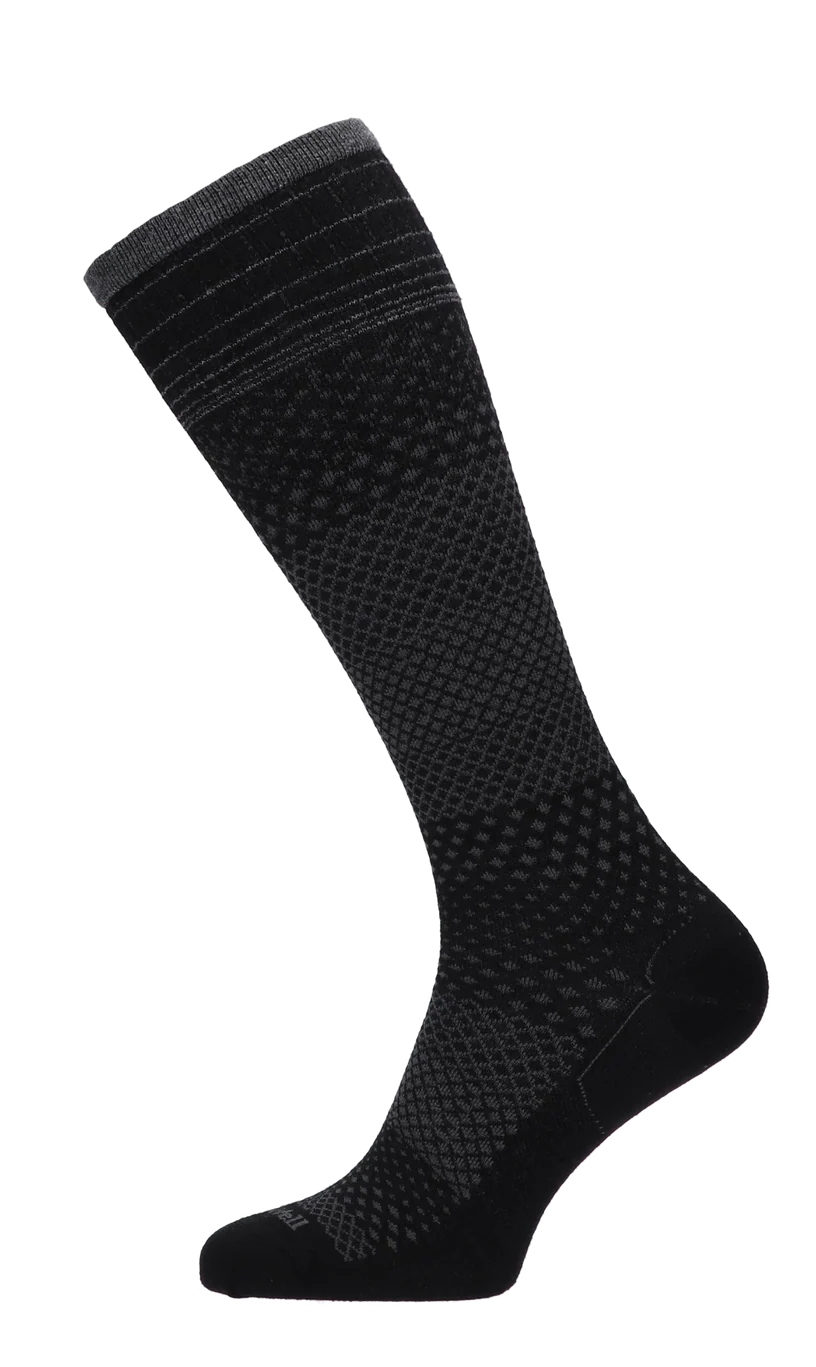 Micro Grade Women's Bamboo/Merino Moderate Graduated Compression in Black