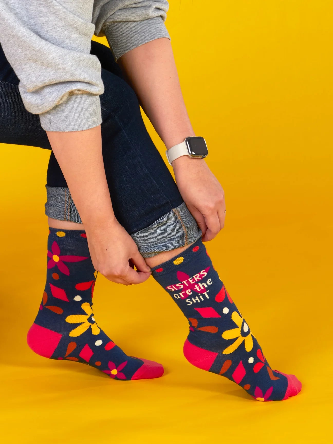 Sisters are the Shit Women's Crew Socks - The Sockery