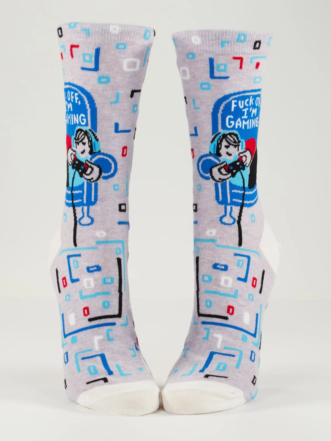 Fuck off I'm Gaming Women's Crew Socks - The Sockery