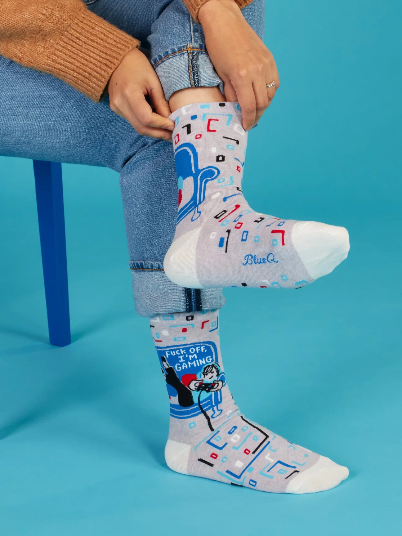 Fuck off I'm Gaming Women's Crew Socks - The Sockery