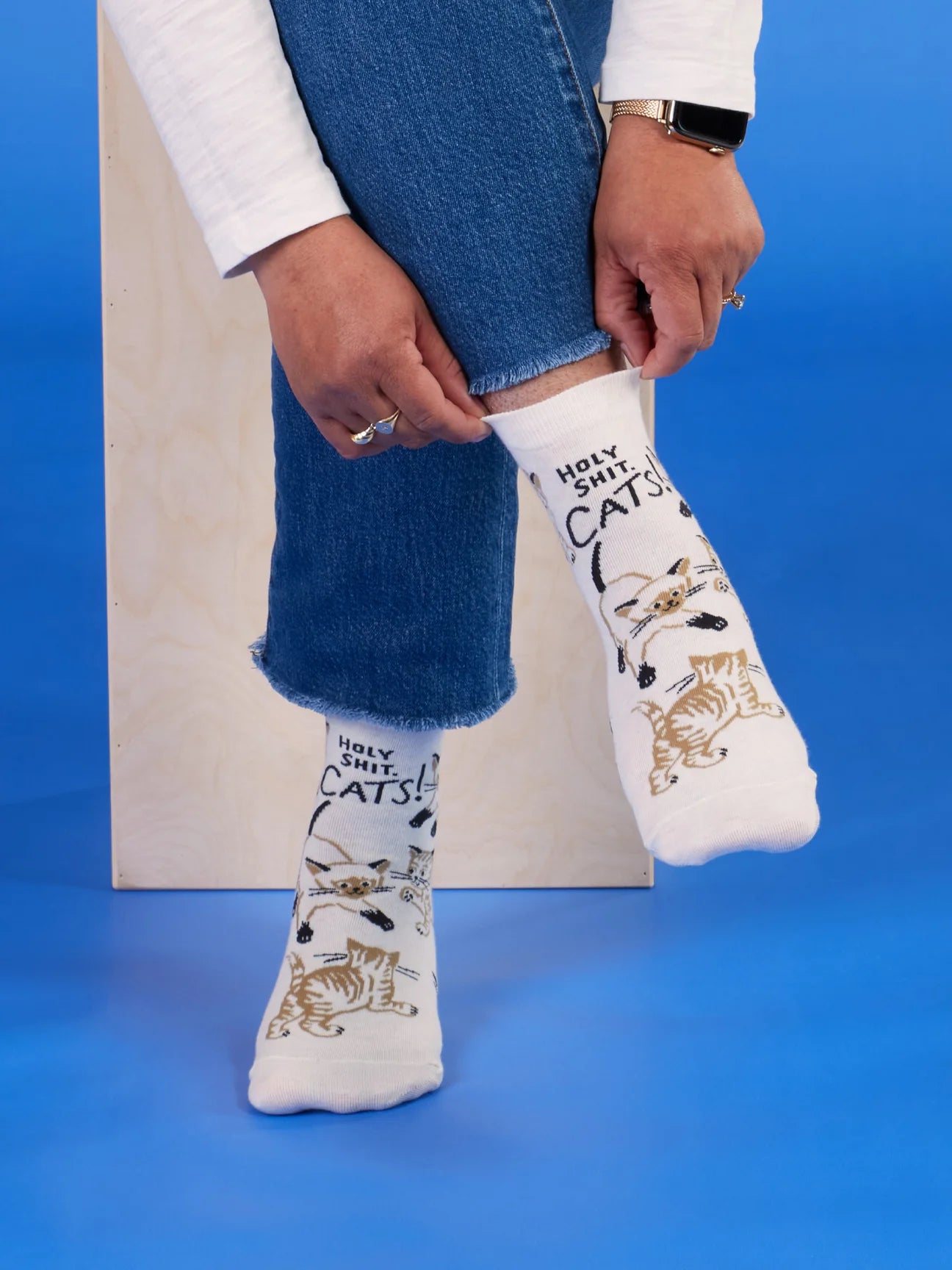 Holy S...t. Cats! Women's Ankle Sock - The Sockery