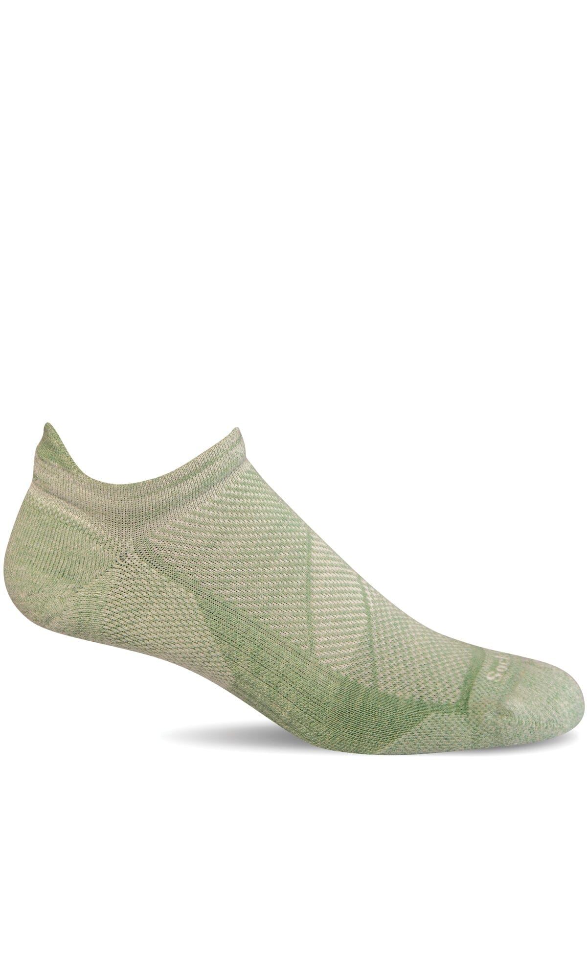 Elevate Micro Women's Bamboo/Merino Moderate Compression Sock in Celadon