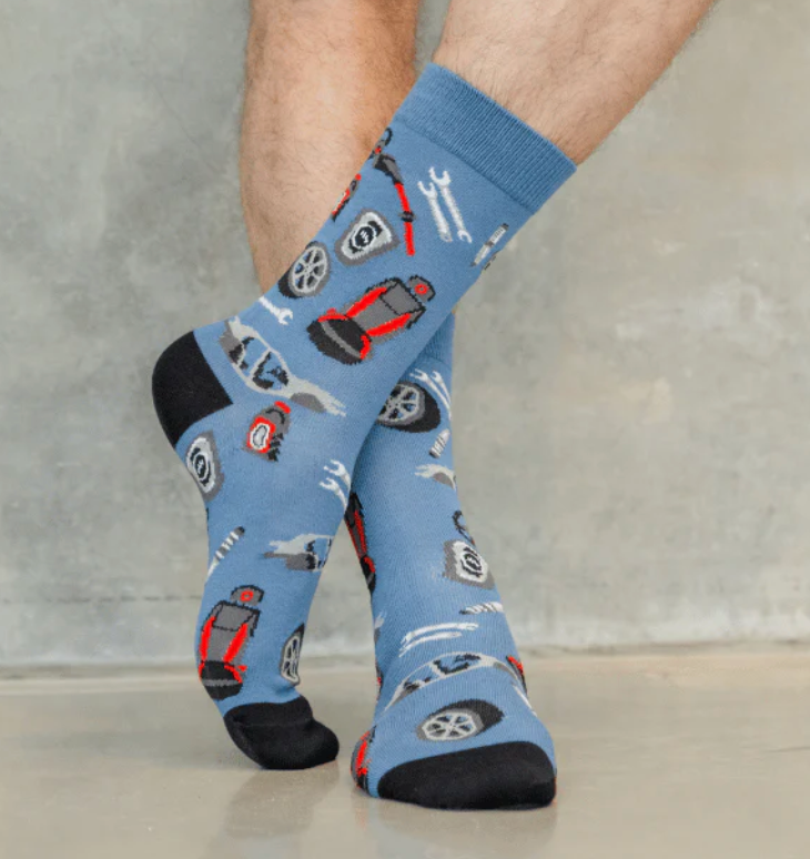 Mechanic Men's Bamboo Crew Socks