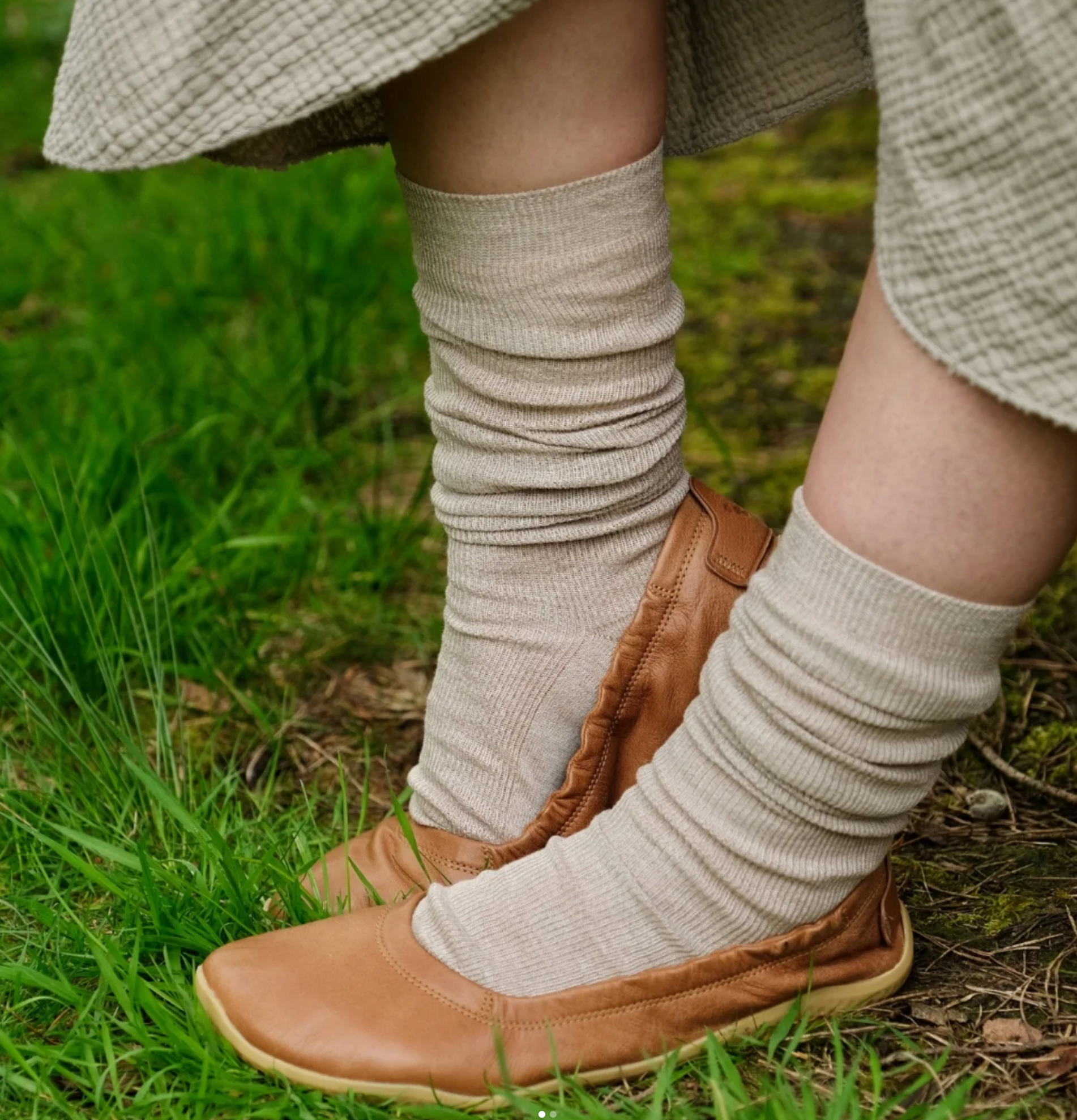Viola Organic Cotton and Hemp Knee High Socks