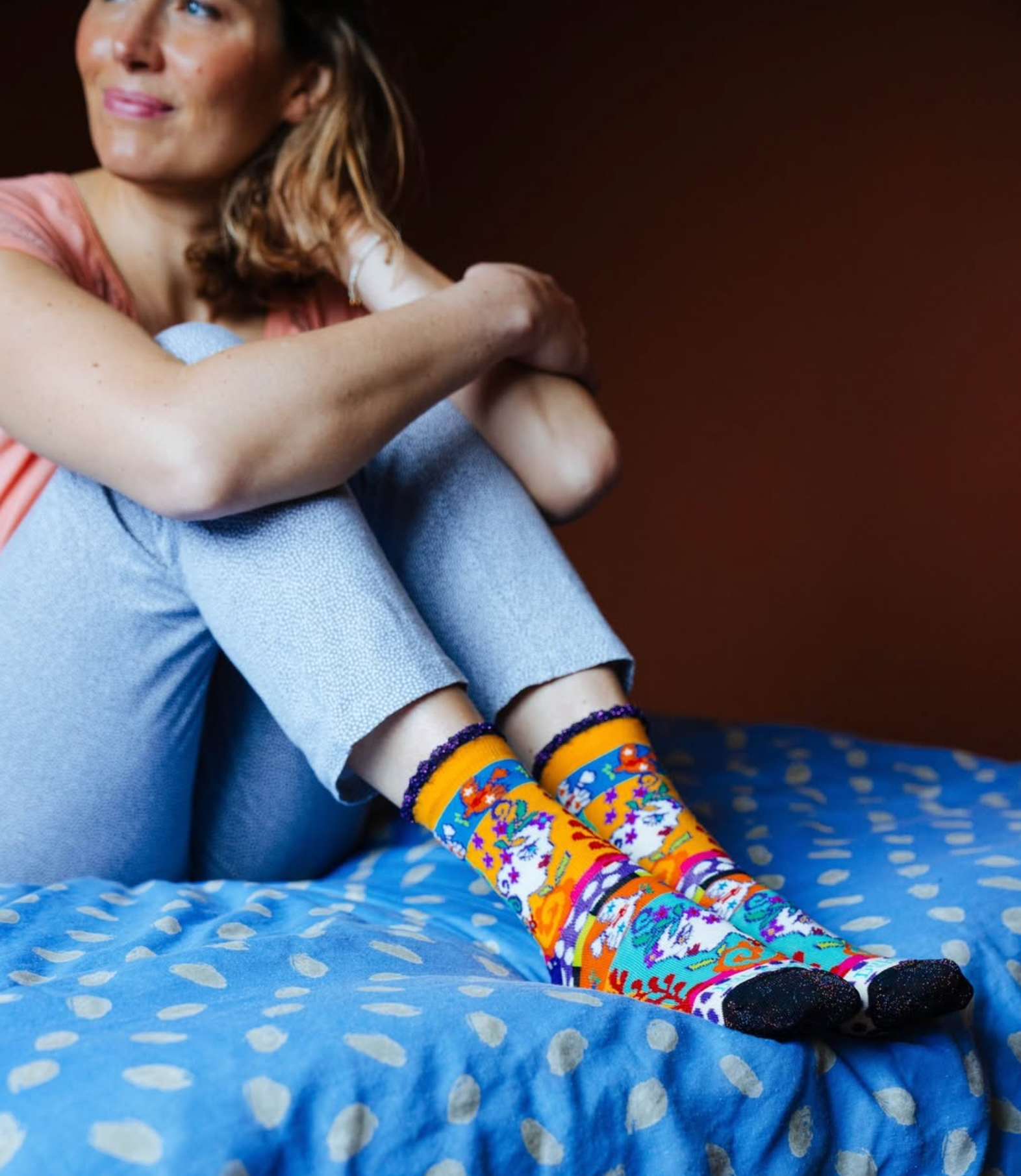 Montmartre Women's Frilled Crew Socks