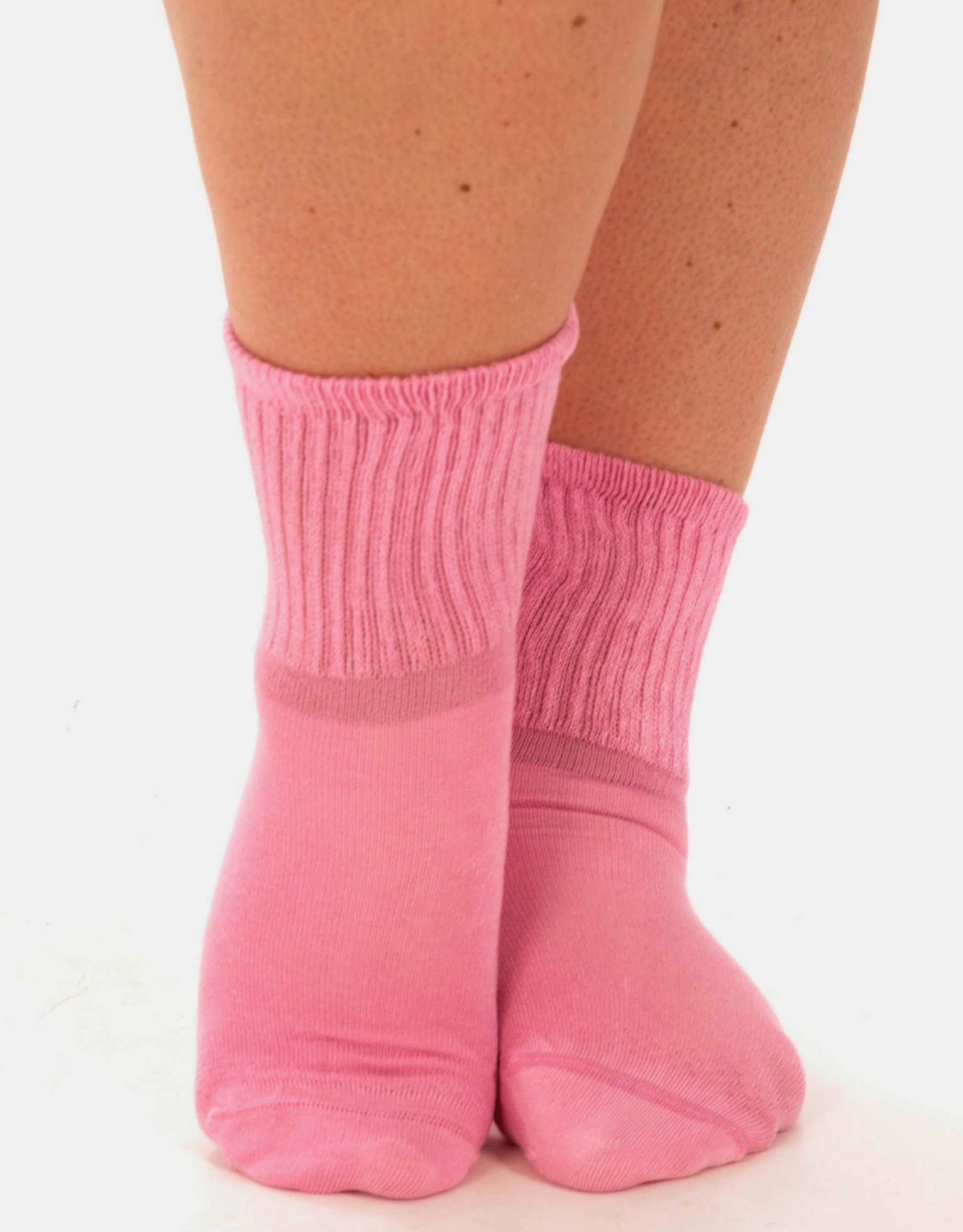 Extra Wide Bamboo Super Soft Socks - Baby Pink