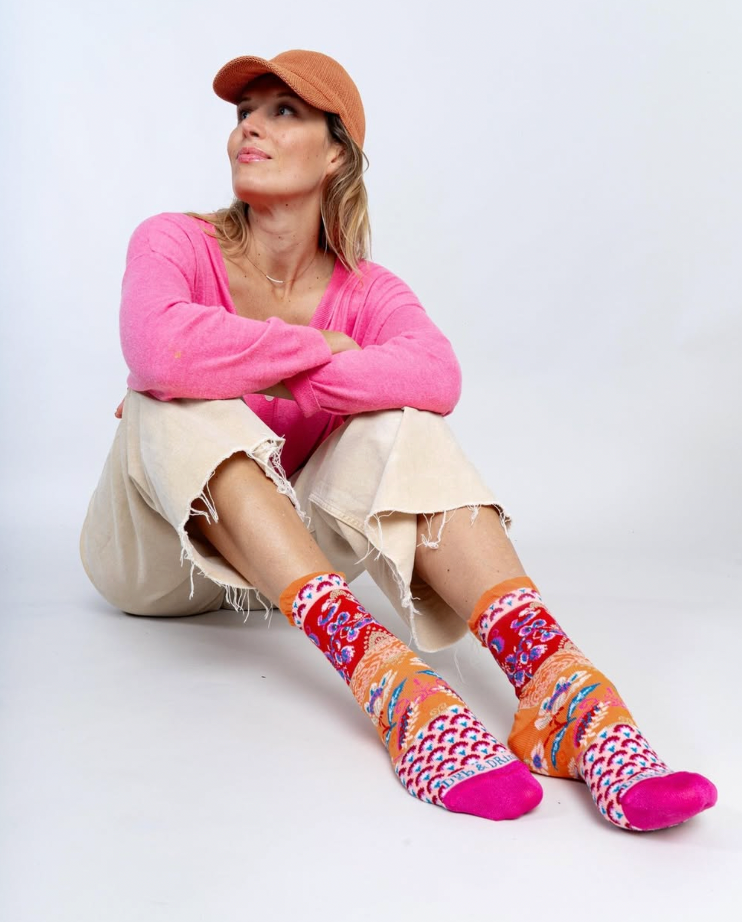 Provence Women's Frilled Crew Socks