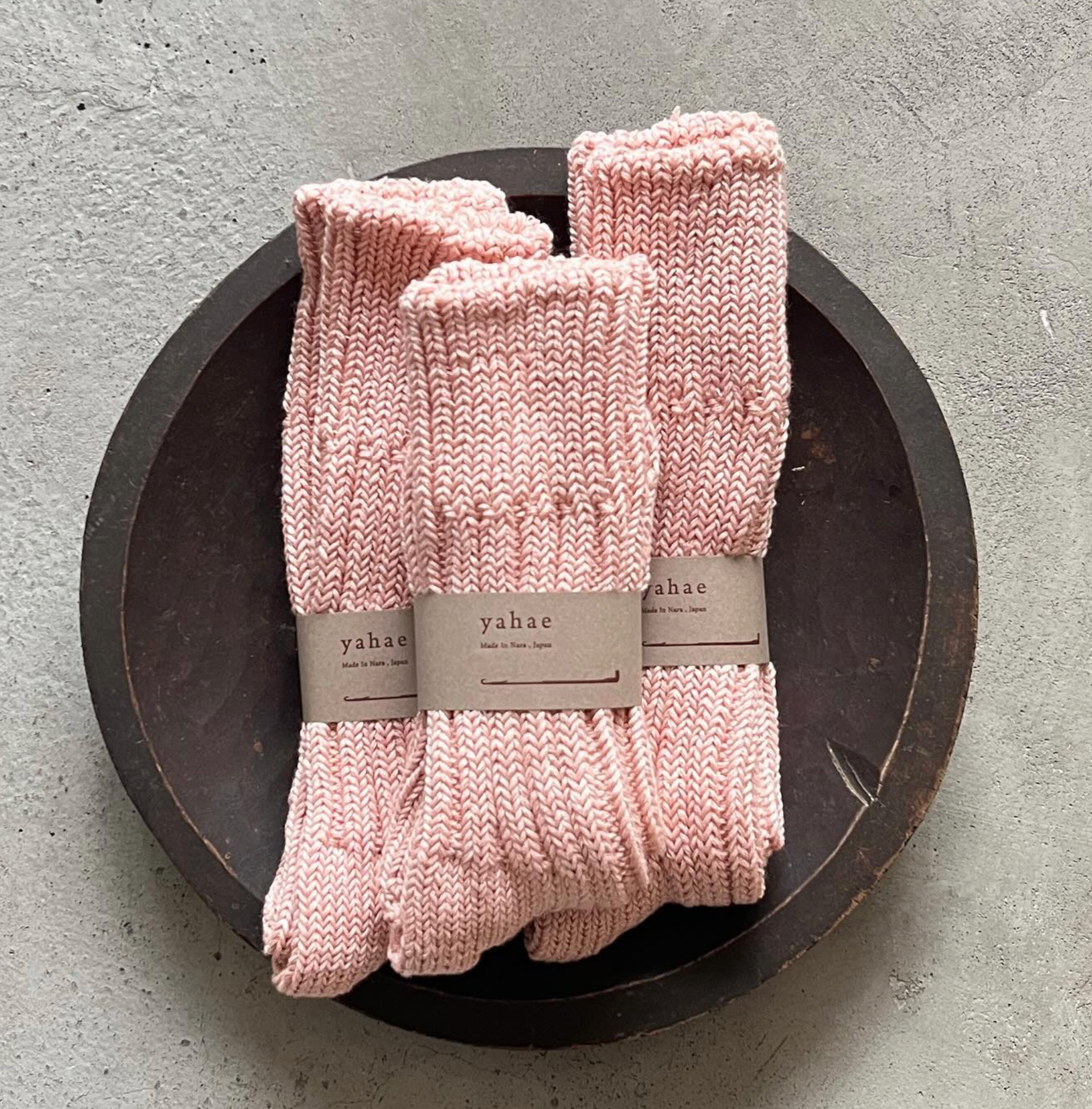 Organic Cotton Low Gauge Socks in Soft Pink