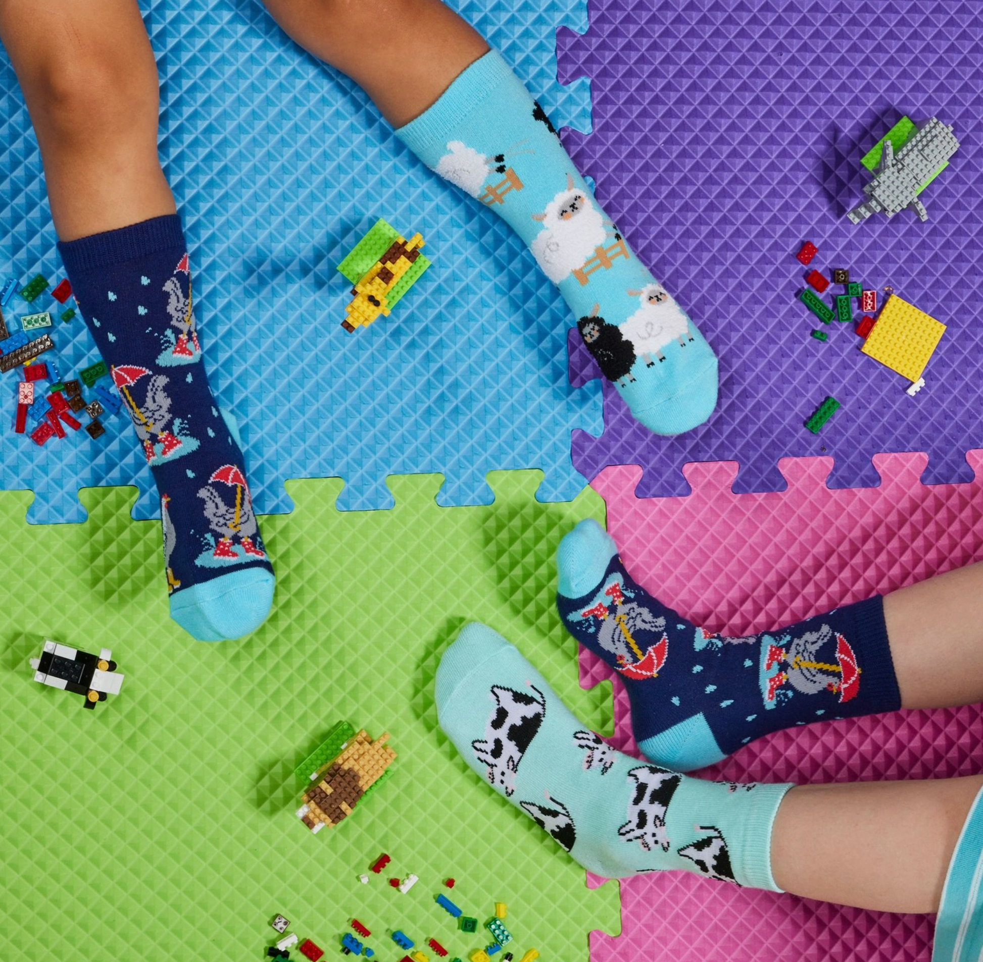You Can Count On Me Kid's Crew Socks - 3 Pack
