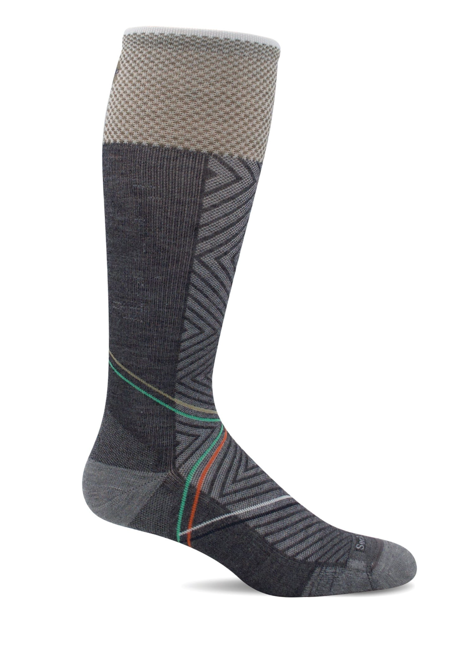 Pulse Women's Bamboo/Merino Firm Graduated Compression Sock in Charcoal