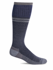 Sportster Men's Bamboo/Merino Moderate Compression Socks in Storm