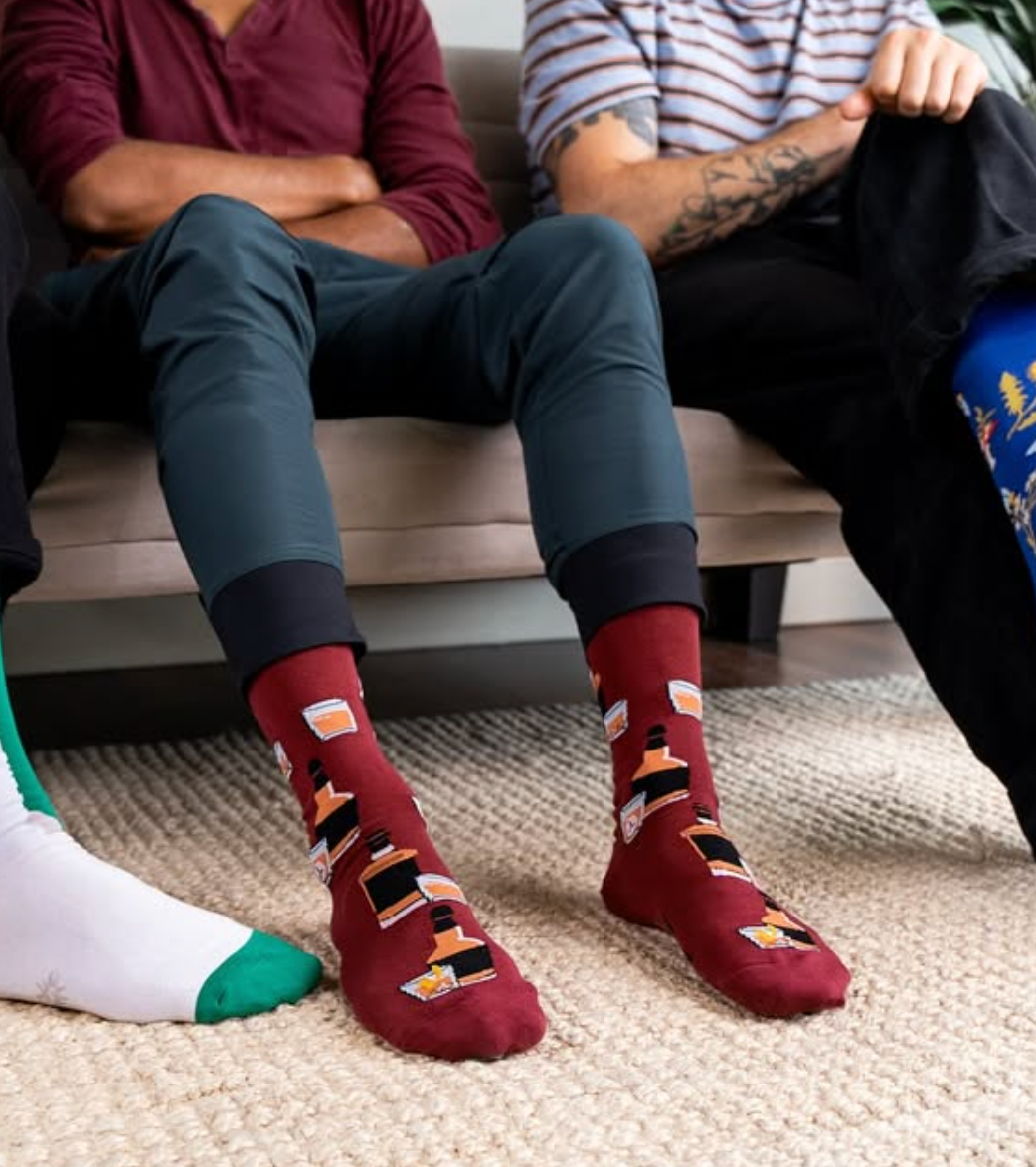 Whiskey Business Men's Crew Socks