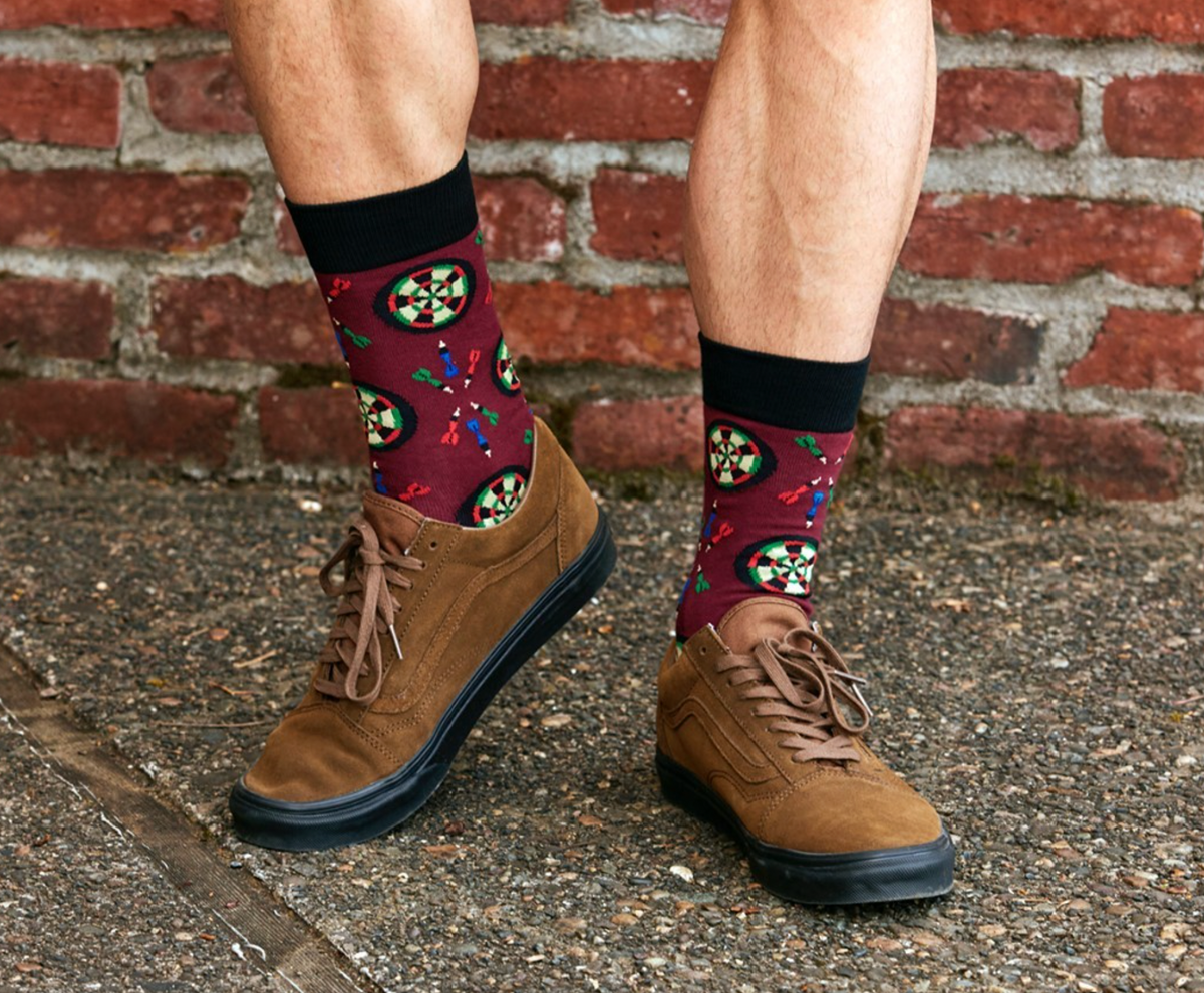 Who Darted? Men's Crew Socks