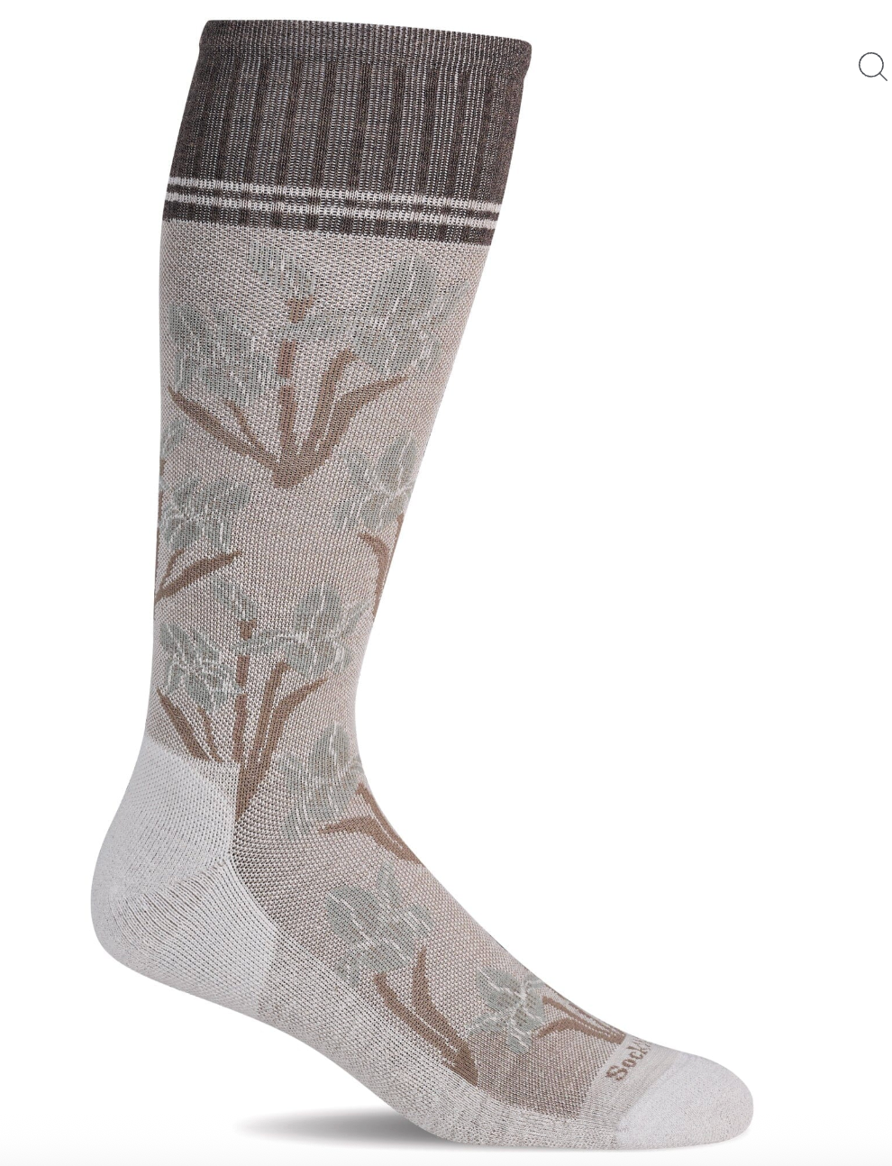Iris Women's Bamboo/Merino Moderate Graduated Compression in Putty