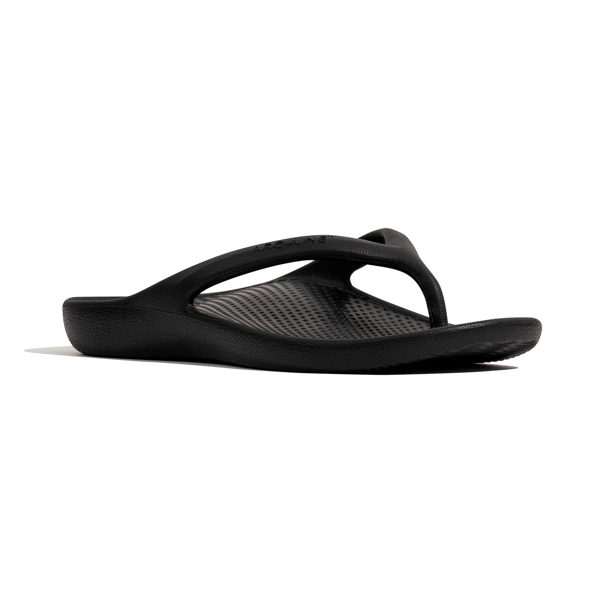Archline Rebound Orthotic Thongs – Black