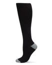 Black Cotton Blend Compression Socks - The Sockery