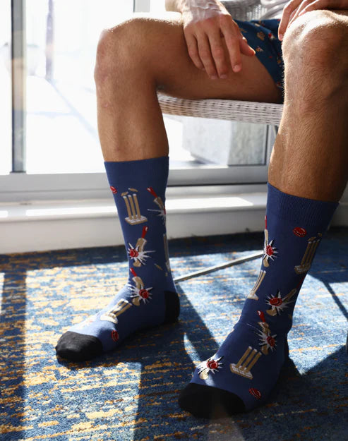 How's That! Men's Bamboo Crew Socks