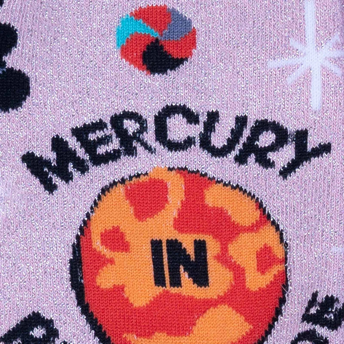 Mercury in Retrograde Women's Crew Shimmer Socks