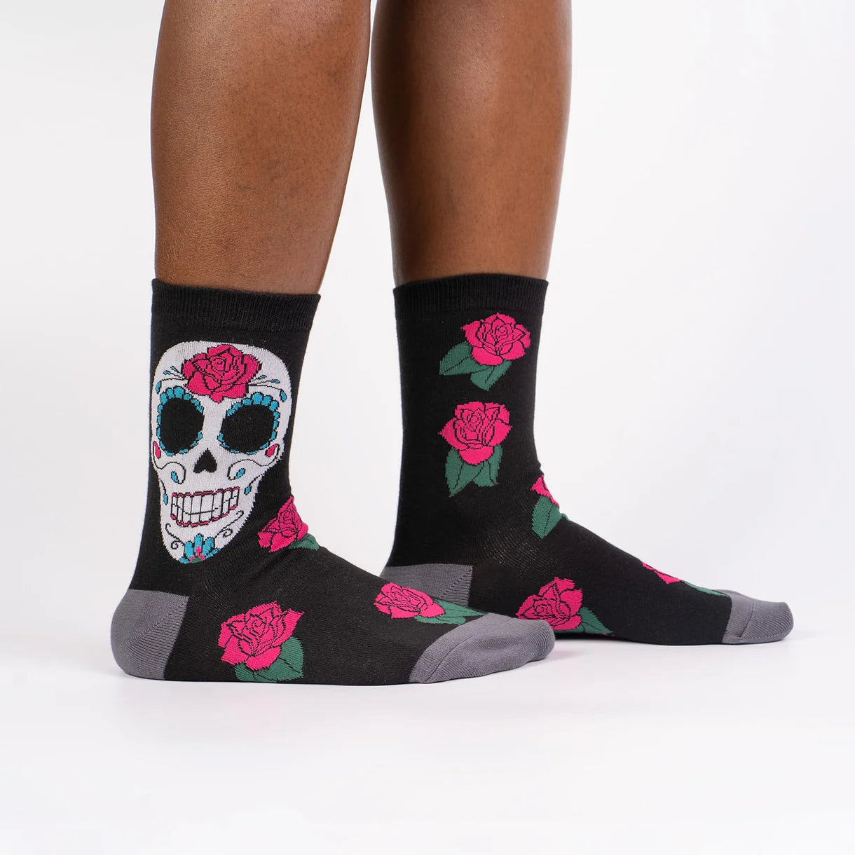 Sugar Skull Women's Crew Socks  - The Sockery