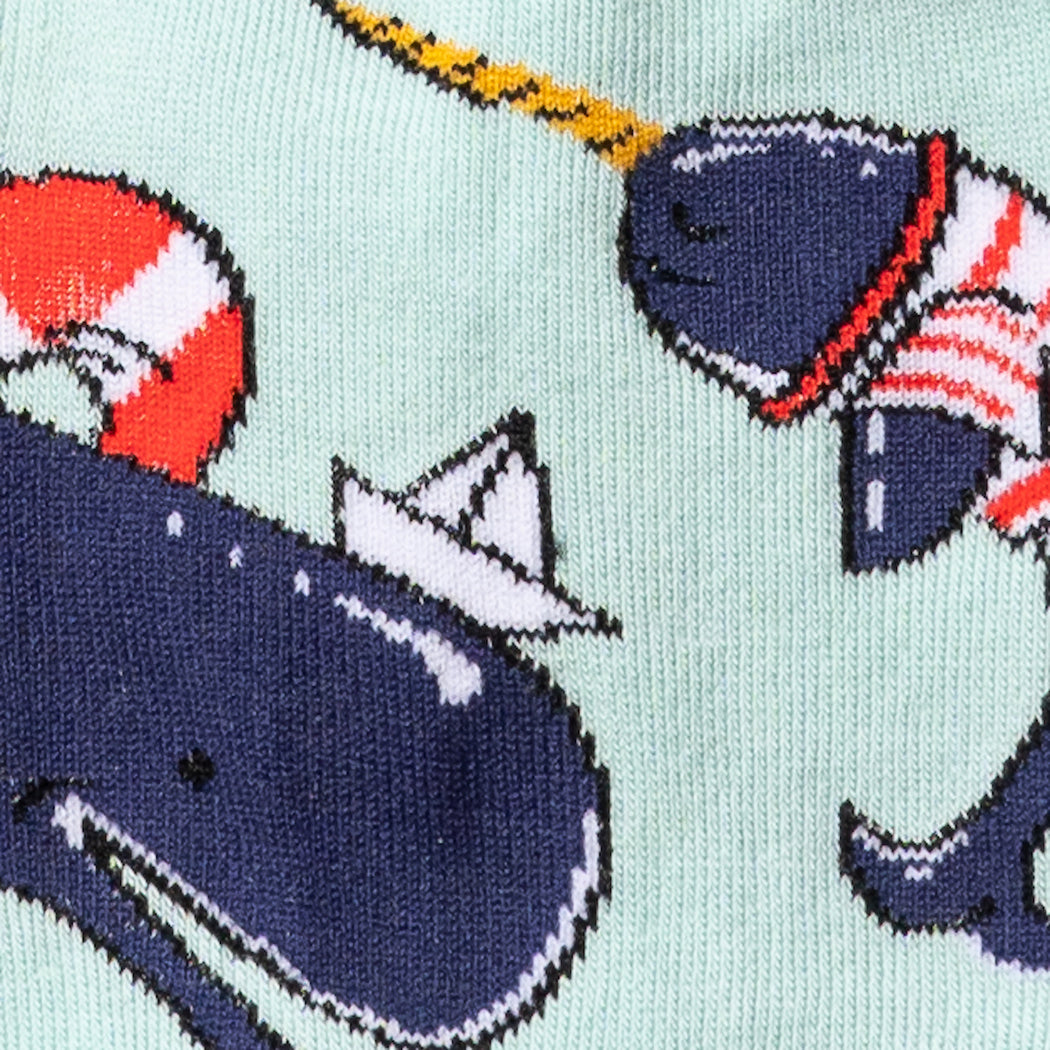 Whale-y Good Time Women's Crew Socks - The Sockery