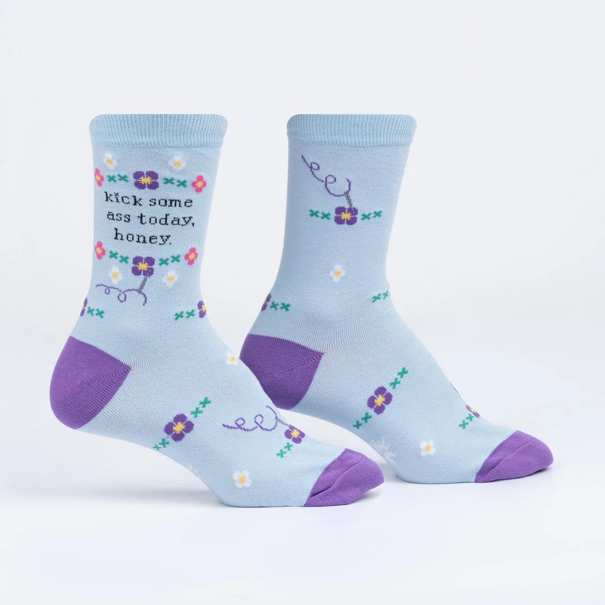 Kick Some Ass Today Women's Crew Socks