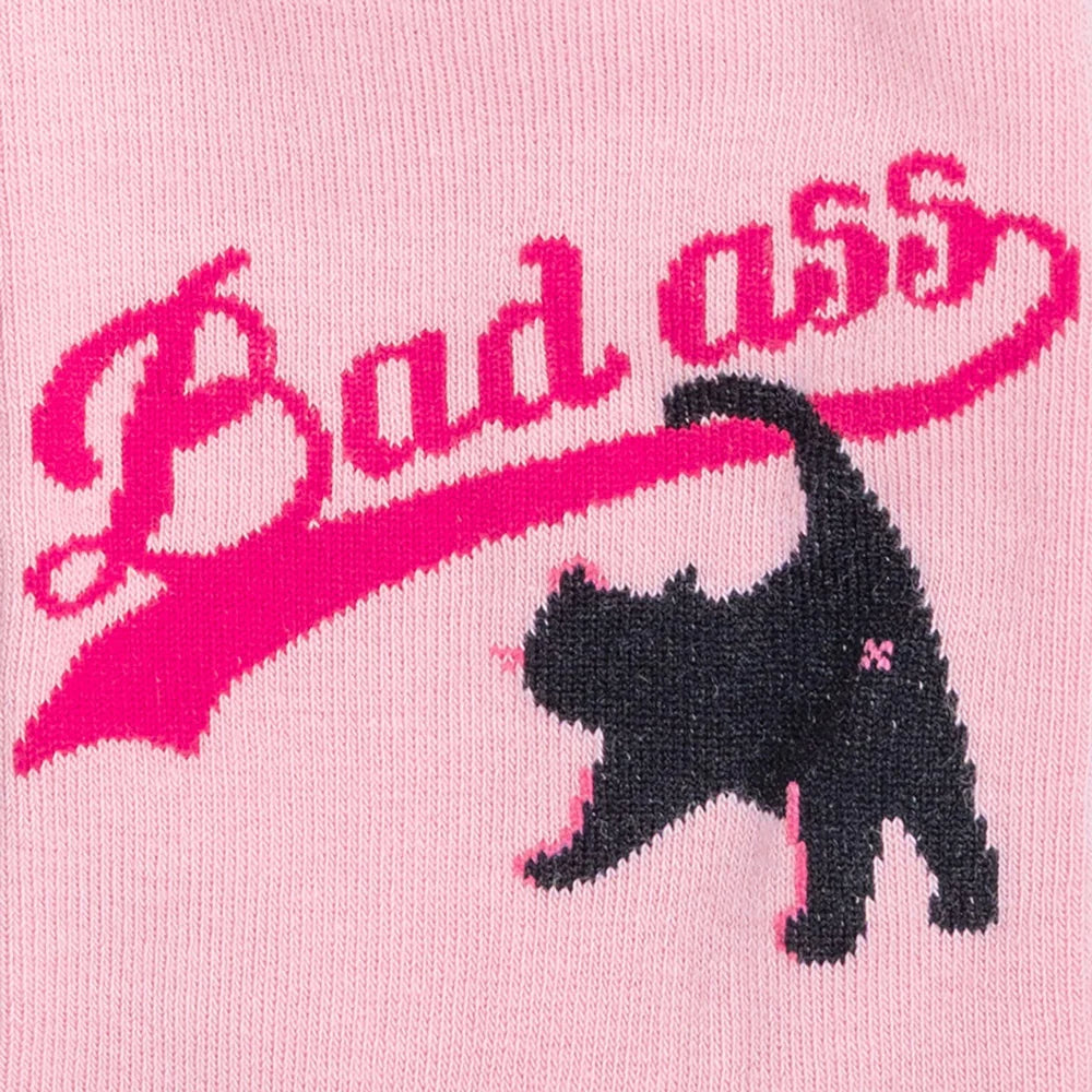 Bad Ass Cat Women's Crew Sock