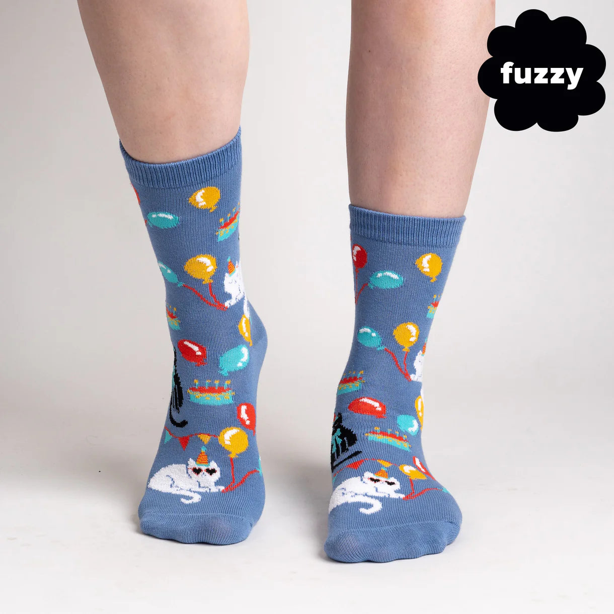 A Purr-Fect Day Women's Crew Socks - The Sockery