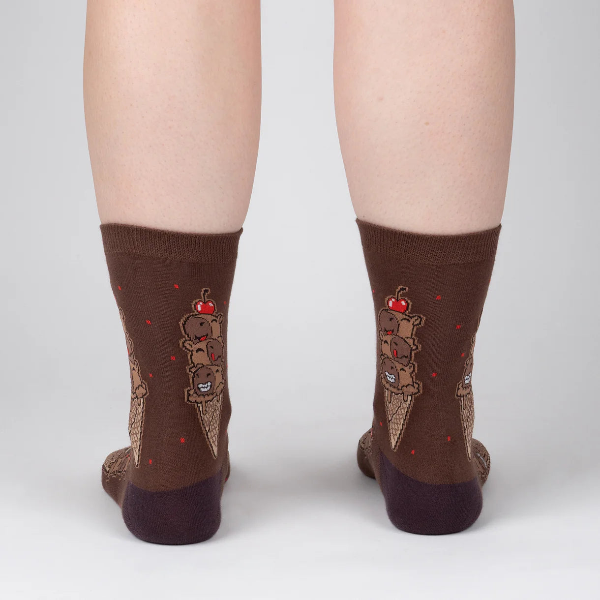 Choco-Bara Ice Cream Women's Crew Socks