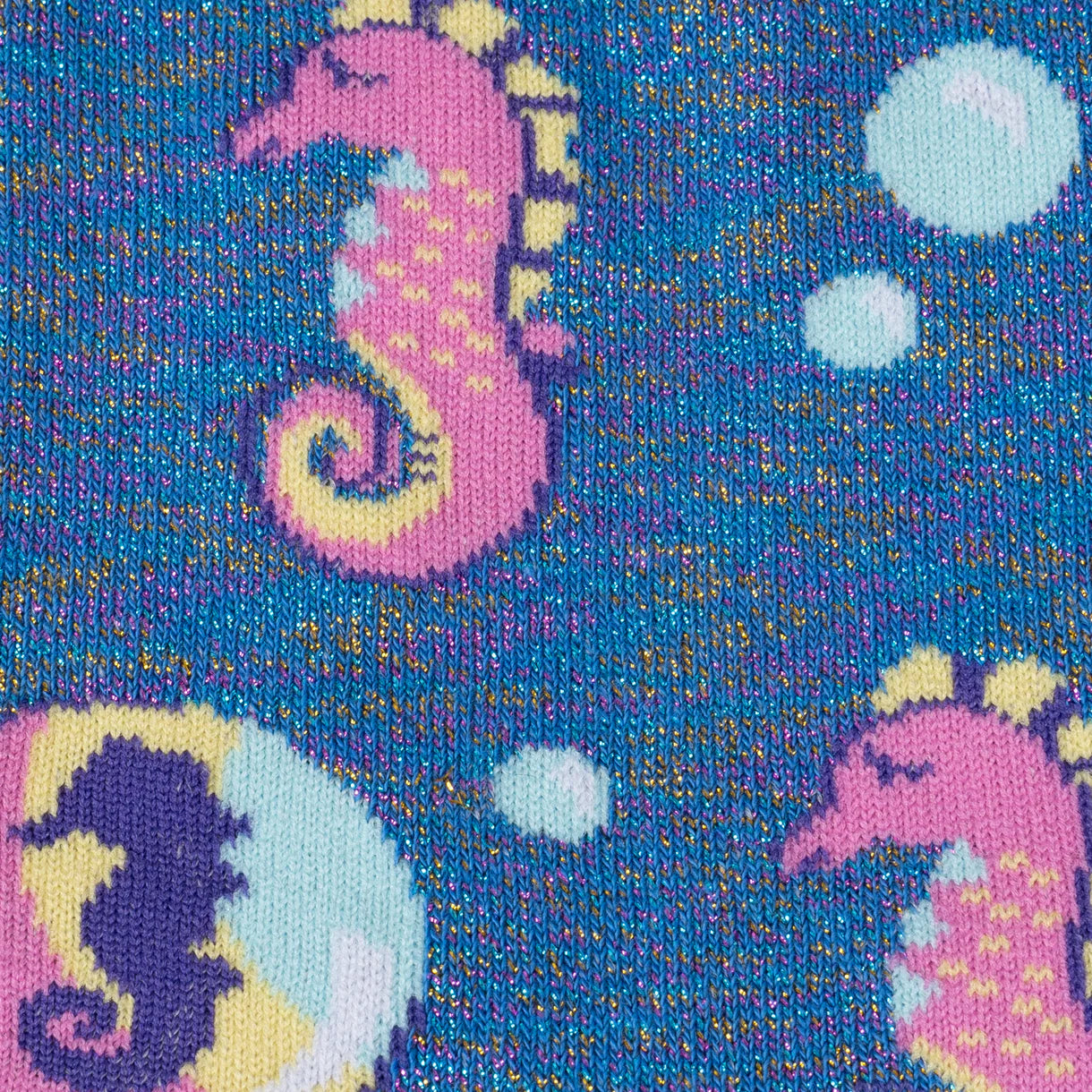 One Fine Sea Equine Women's Crew Shimmer Socks