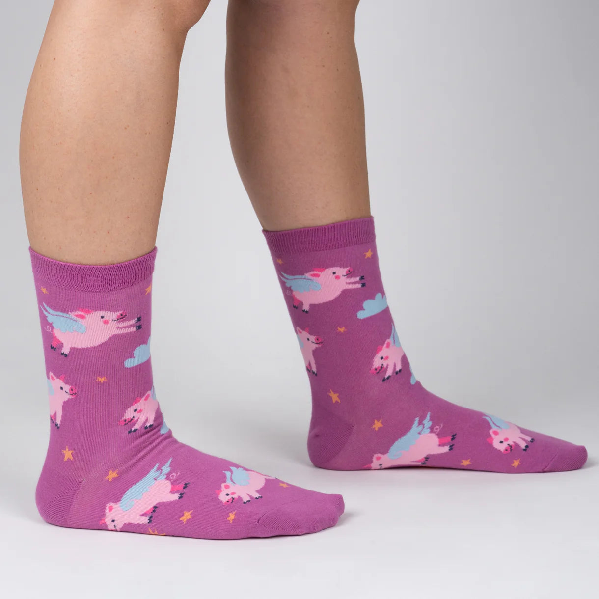 When Pigs Fly Women's Crew Socks - The Sockery