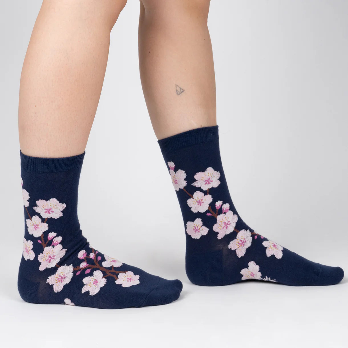 Cherry Blossoms Women's Crew Sock - The Sockery